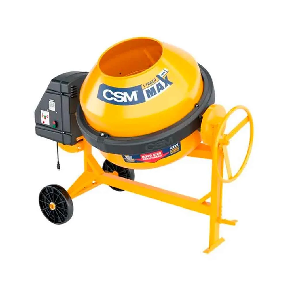 Betoneira 400 Litros Com Motor Monof 1 Traço Com Painel CSM